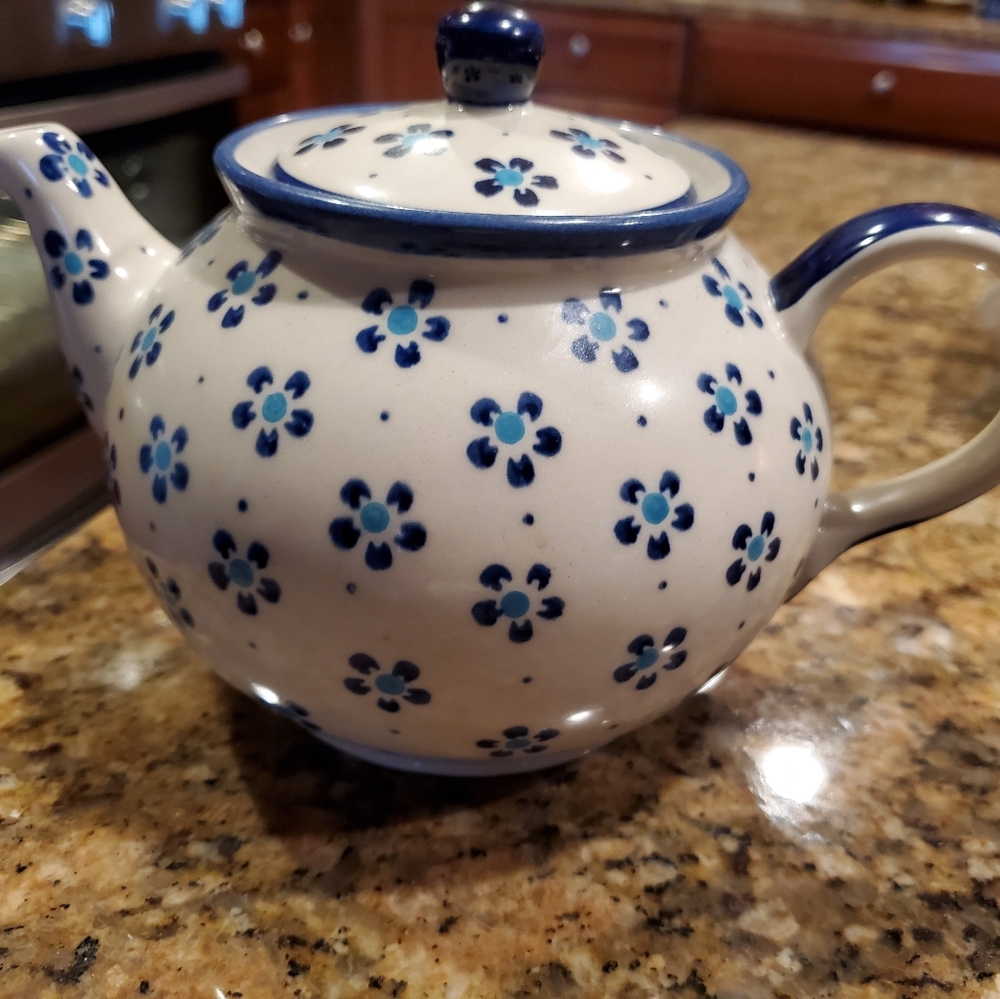 Polish Pottery Tea Pot